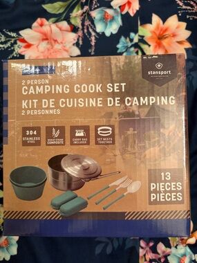 Stansport 2-Person Camping Cook Set - 13 Piece